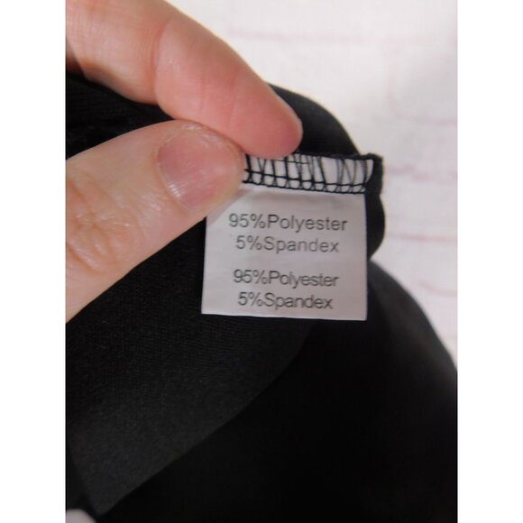 Grace Karin Small Black Fit Flare Knee Dress Elegant - Picture 10 of 11